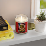 Coconut Apricot Holiday Candle – Grinch Santa Scented Jar (4oz & 9oz)