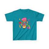 First Grade Kids T‑Shirt — Cute Back to School Pencil & Books Design