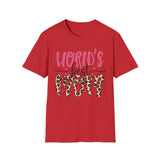 World's Best Mom Animal Print T-Shirt