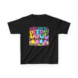 Kids Tee — "Chillin' With My Peeps" Bunny Sunglasses Shirt
