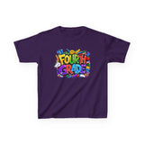 Fourth Grade Kids T‑Shirt — Colorful Back-to-School Tee