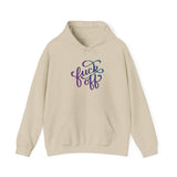 F*ck Off Hoodie — Bold Script Graphic Hooded Sweatshirt