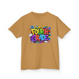 Fourth Grade Kids T‑Shirt — Colorful Back-to-School Tee