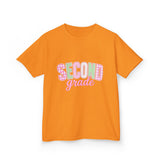Second Grade Kids T‑Shirt — Cute Pastel Back‑to‑School Tee