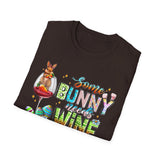 Some Bunny Needs Wine Funny Easter Bunny T-Shirt