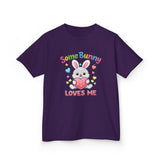 Kids Tee — "Some Bunny Loves Me" Colorful Easter Shirt