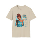 T-Shirt — “I Might Be an Overthinker But…I Overthink so I can Overcome” Red Head Graphic Tee for Overthinkers