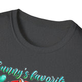 Bunny's Favorite Teacher T-Shirt — Colorful Easter Tee for Educators