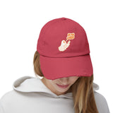Funny "Va Fan Ghoul" Unisex Distressed Cap
