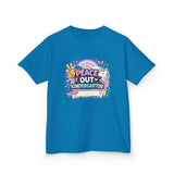 Personalized 'Peace Out Kindergarten' Kids Tee — Custom Name, Multiple Colors