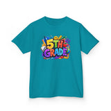 5th Grade Kids T-Shirt — Colorful Back-to-School Graduation Tee