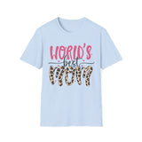 World's Best Mom Animal Print T-Shirt