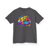 5th Grade Kids T-Shirt — Colorful Back-to-School Graduation Tee