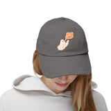 Funny "Va Fan Ghoul" Unisex Distressed Cap