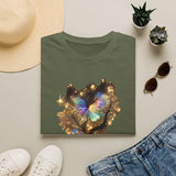 Butterfly Tree T-Shirt — Iridescent Butterfly Magic Graphic Tee - Don't Go Through Life. Grow Through Life