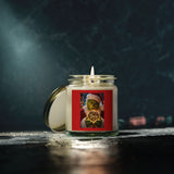 Coconut Apricot Holiday Candle – Grinch Santa Scented Jar (4oz & 9oz)