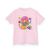 Second Grade Kids T‑Shirt – Cute Donut & School Icons Back-to-School Tee