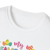 Nana Easter T-Shirt — "My Favorite Peeps Call Me Nana" with Fun Animal Print