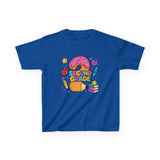 Second Grade Kids T‑Shirt – Cute Donut & School Icons Back-to-School Tee