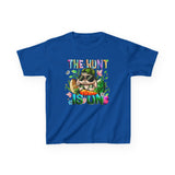 Kids Easter Bunny 'The Hunt Is On' Tee — Colorful Egg Hunt Shirt for Children