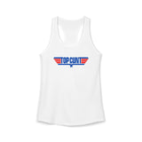 Top Cunt Women's Racerback Tank — Funny Summer Graphic Tank Top