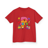 Pre-K Kids T‑Shirt — Cute Donut Pencil School Shirt for Preschoolers