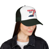Trump Girl Trucker Hat — Feminine Heel Graphic (Pairs well with Matching Tee)