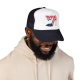 Trump Girl Trucker Hat — Feminine Heel Graphic (Pairs well with Matching Tee)