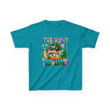 Kids Easter Bunny 'The Hunt Is On' Tee — Colorful Egg Hunt Shirt for Children