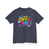 Fourth Grade Kids T‑Shirt — Colorful Back-to-School Tee