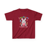 Kids Tee — "Some Bunny Loves Me" Colorful Easter Shirt