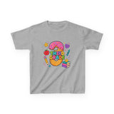 Third Grade Kids T‑Shirt — Cute Donut & School Icons Back-to-School Tee