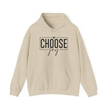 Choose Joy Hoodie — Minimalist Inspirational Hooded Sweatshirt