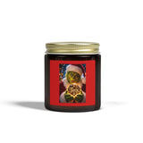 Coconut Apricot Holiday Candle – Grinch Santa Scented Jar (4oz & 9oz)