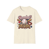 Baseball Mom T-Shirt — Cool Animal Print Design