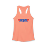 Top Cunt Women's Racerback Tank — Funny Summer Graphic Tank Top