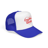 Everything Sucks Trucker Hat — Funny Foam Trucker for Bad Hair Days