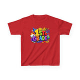 1st Grade Kids T‑Shirt – Colorful Back to School Design