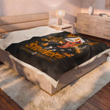 Pittsburgh Steelers Personalized Velveteen Plush Blanket – "Charlie" Fan Throw
