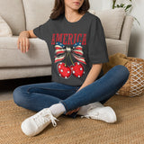 4th of July Cherries T-Shirt — America Patriotic Cherry Graphic Tee