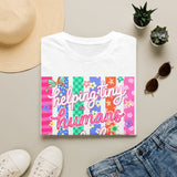 T-Shirt — "Helping Tiny Humans Do Big Things" Colorful Caregiver Tee