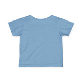 Infant Tee — "Charge It to Daddy" Cute Baby Shirt with Leopard Accent