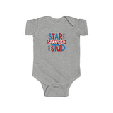 Baby Onesie – "Star Spangled Stud" Fourth of July Infant Bodysuit