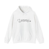 Hoodie — "A Little Bit Dramatic" Cozy Script Hooded Sweatshirt