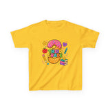Third Grade Kids T‑Shirt — Cute Donut & School Icons Back-to-School Tee