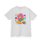 Second Grade Kids T‑Shirt – Cute Donut & School Icons Back-to-School Tee