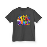 1st Grade Kids T‑Shirt – Colorful Back to School Design