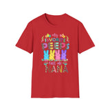Nana Easter T-Shirt — "My Favorite Peeps Call Me Nana" with Fun Animal Print