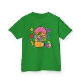 Second Grade Kids T‑Shirt – Cute Donut & School Icons Back-to-School Tee