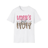 World's Best Mom Animal Print T-Shirt